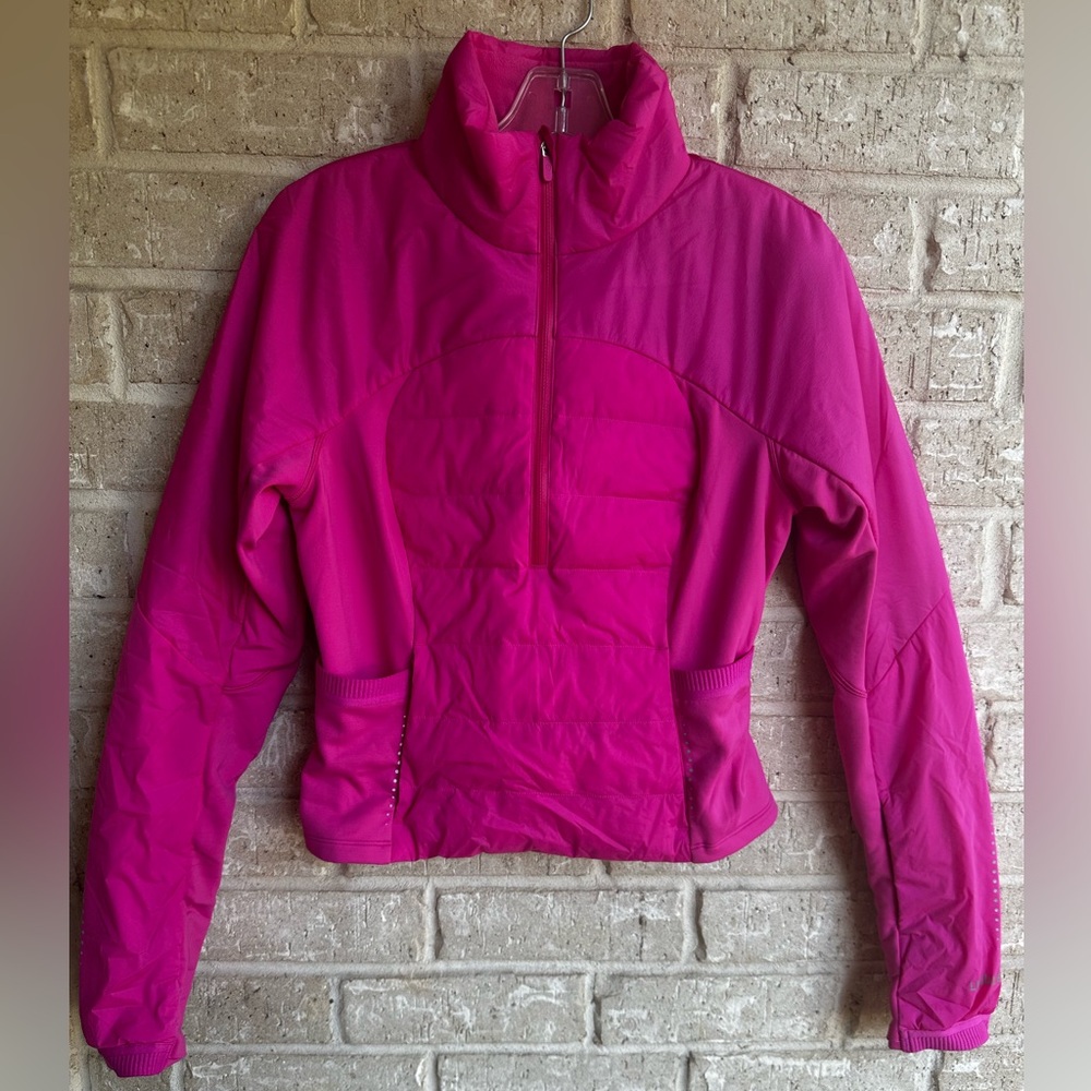 Lululemon Down for It All Cropped Half-Zip Pullover